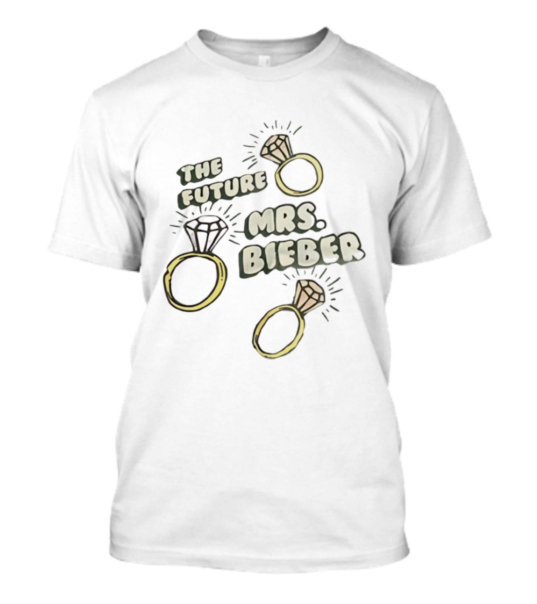 The Future Mrs Bieber Engagement Rings T-Shirt