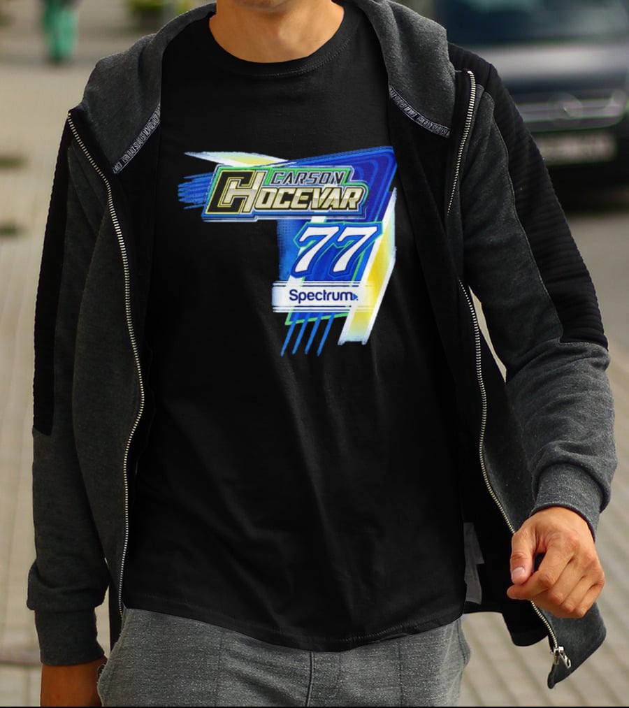 Carson Hocevar #77 Spectrum Racing Nascar T-Shirt