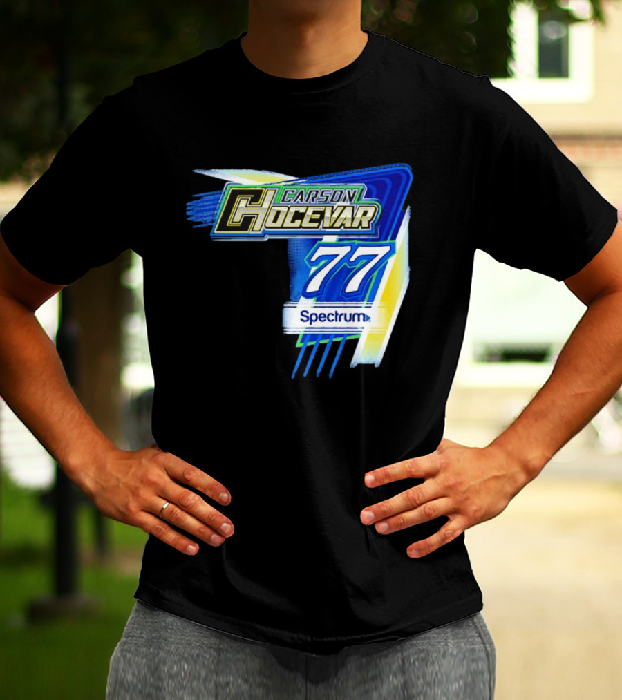 Carson Hocevar #77 Spectrum Racing Nascar T-Shirt