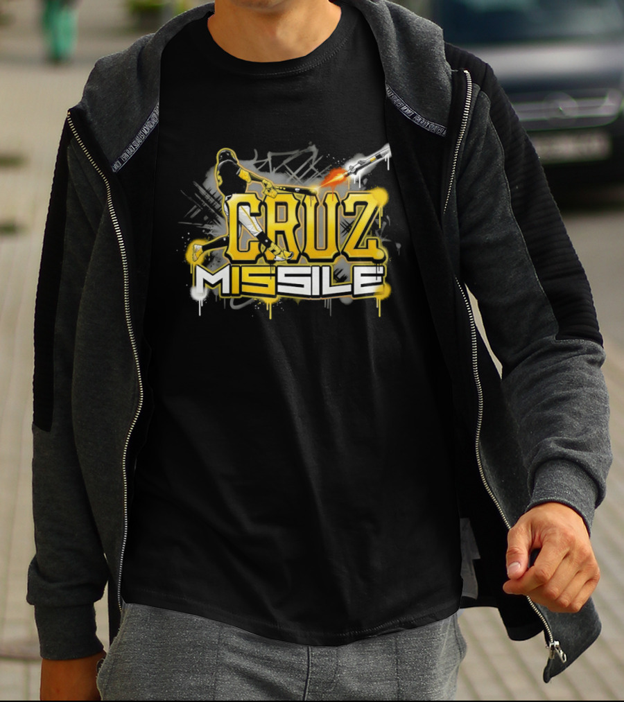 Cruz M15sile O'Neil Cruz Pittsburgh Pirates Baseball Graffiti T-Shirt