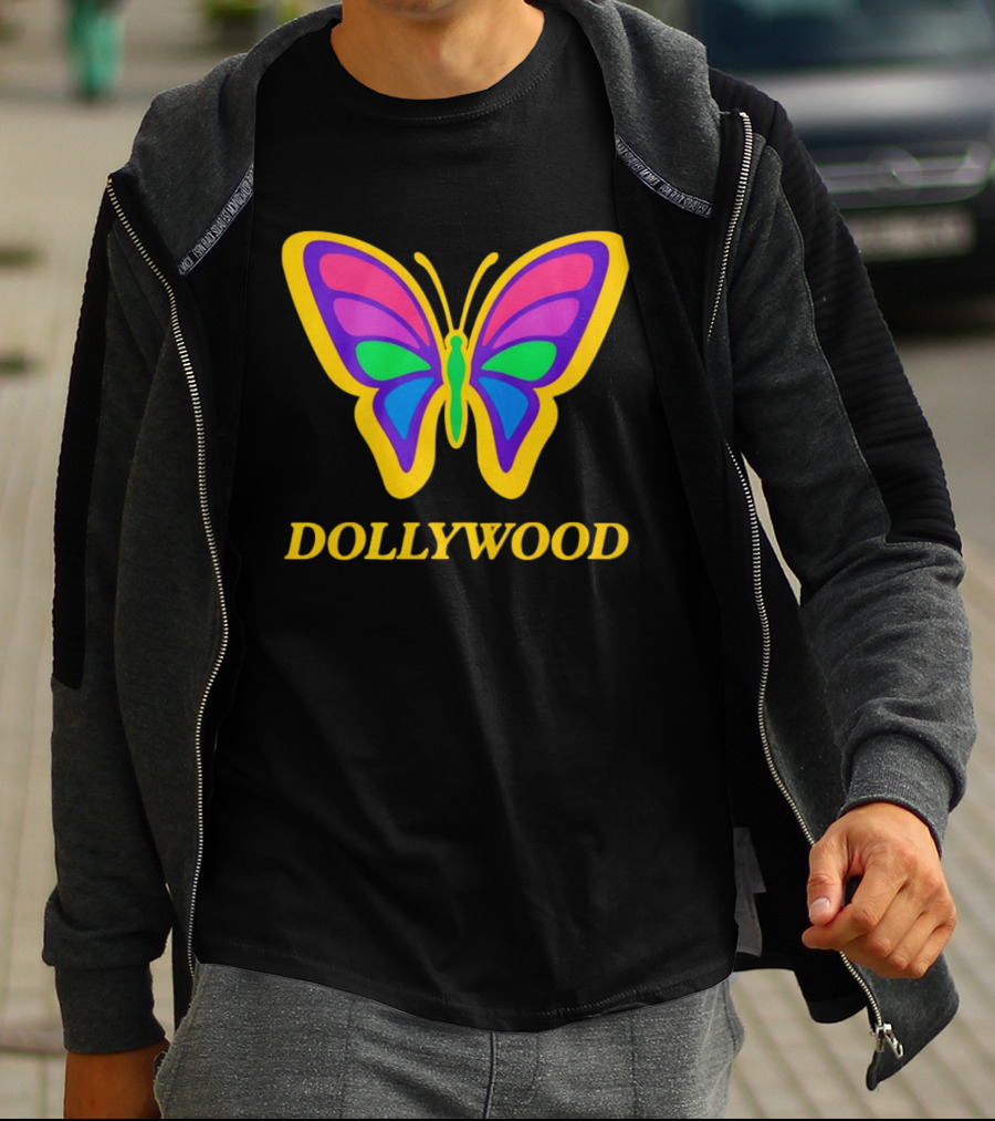 Dollywood 2026 Colorful Butterfly T-Shirt