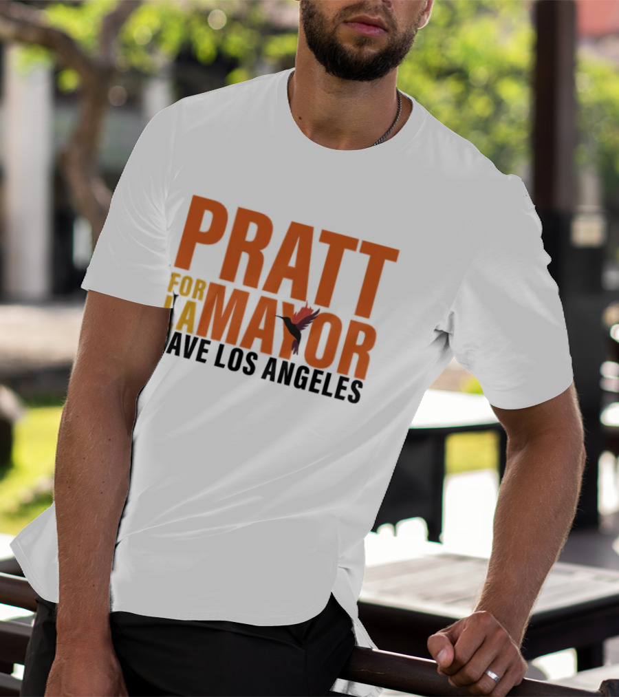 PRATT For LA Mayor Save Los Angeles Hummingbird T-Shirt