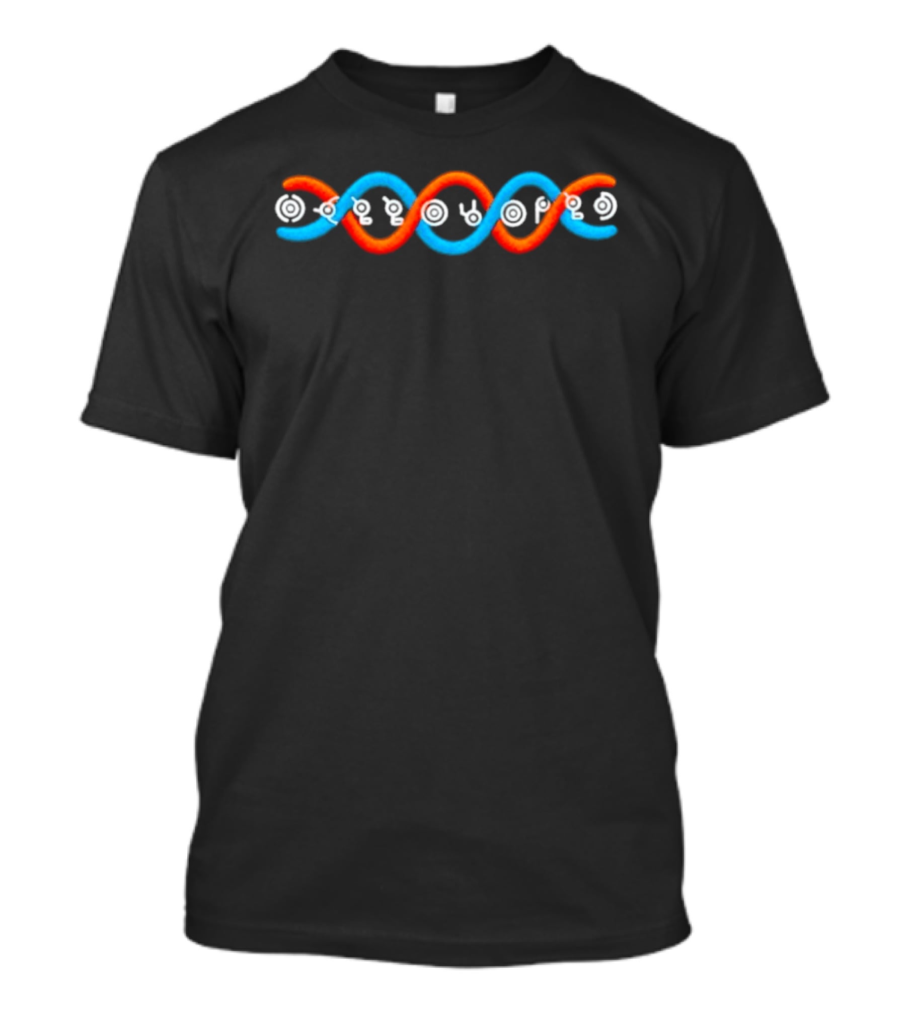 DNA Snacky Boy Hello World Deoxys Spiral T-Shirt