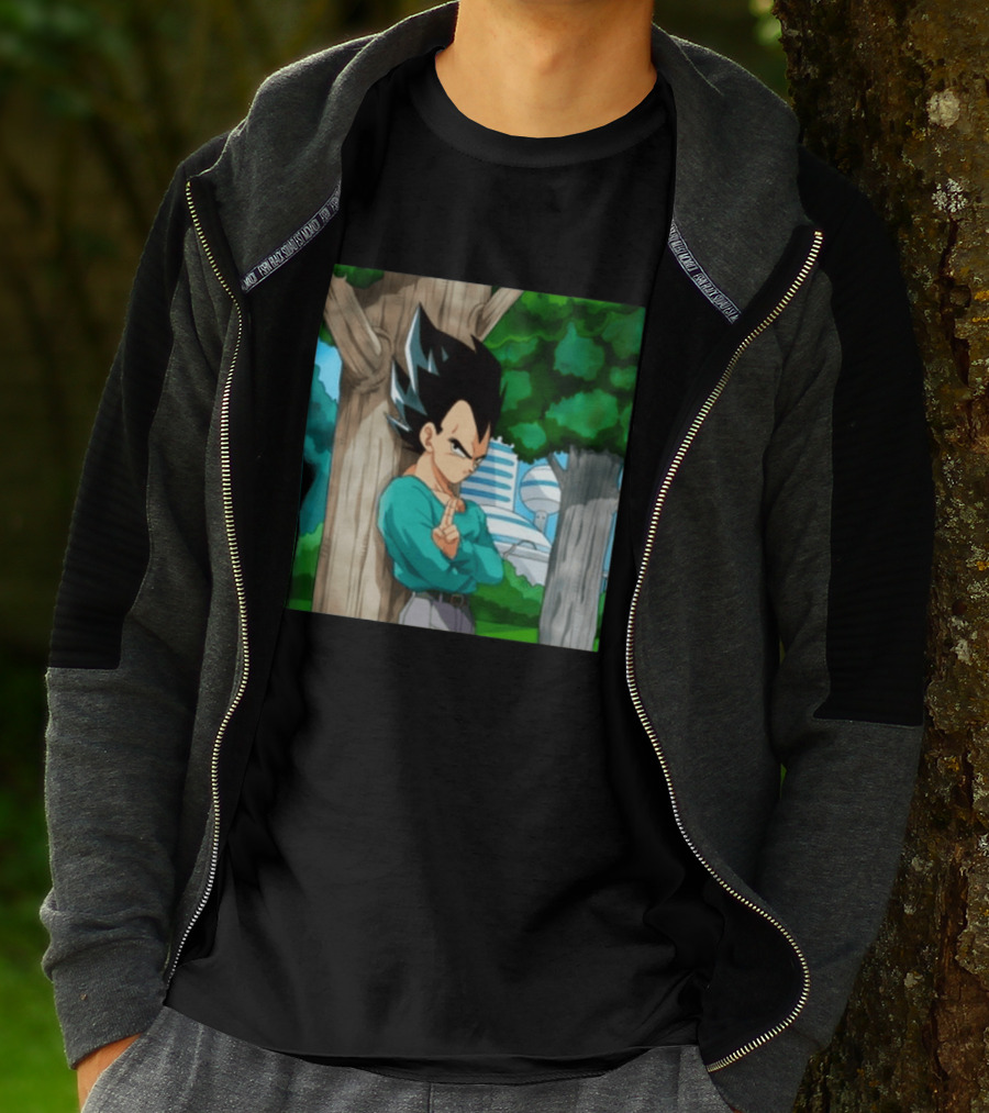 Dragon Ball Z Vegeta Farewell Scene Anime T-Shirt