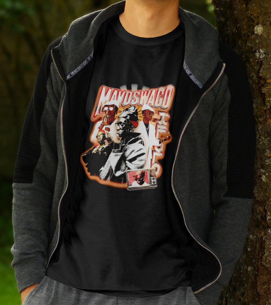 Mavoswago Klolo Retro TV Hip Hop T-Shirt