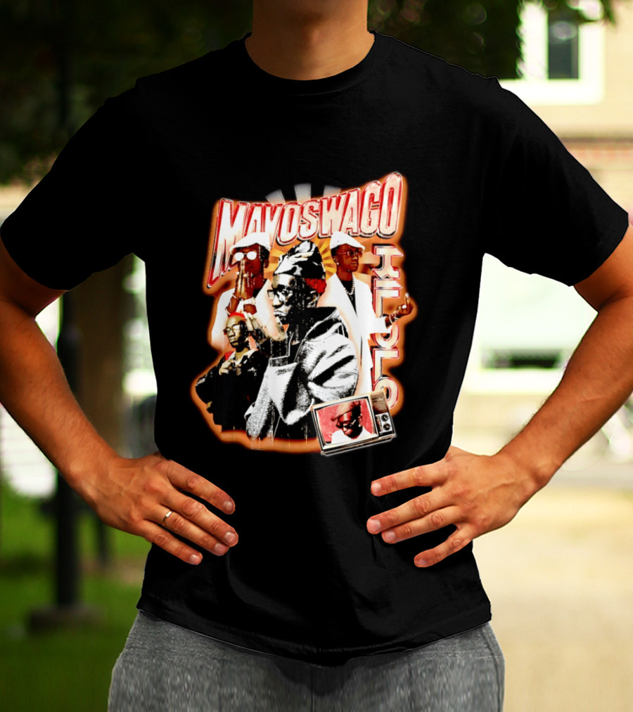 Mavoswago Klolo Retro TV Hip Hop T-Shirt