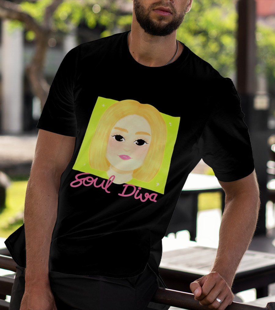 Soul Diva Blonde Cartoon T-Shirt