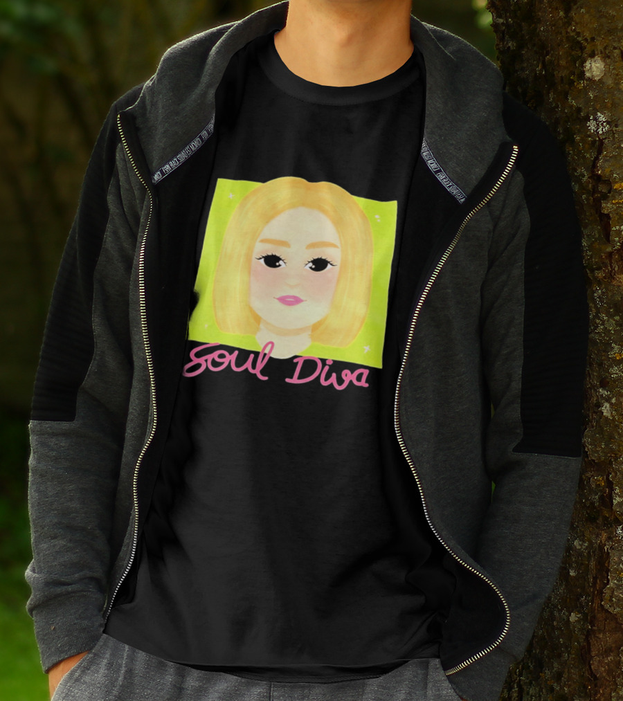 Soul Diva Blonde Cartoon T-Shirt