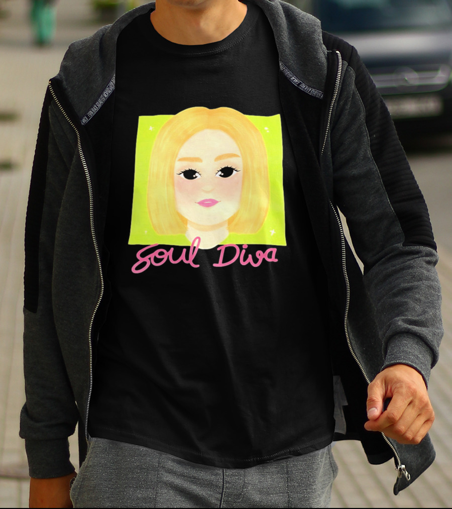 Soul Diva Blonde Cartoon T-Shirt
