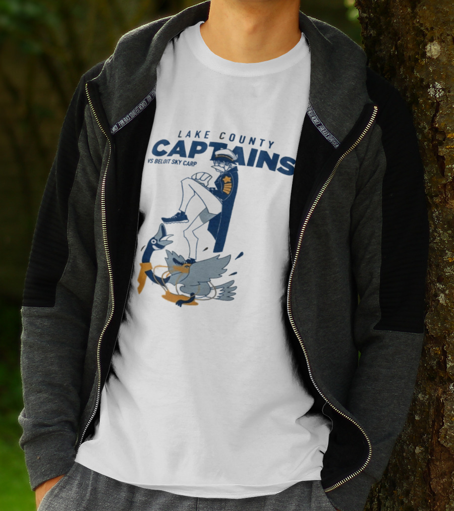 2026 Lake County Captains Vs Beloit Sky Carp Baseball Event T-Shirt