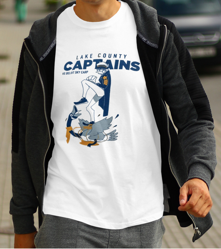 2026 Lake County Captains Vs Beloit Sky Carp Baseball Event T-Shirt