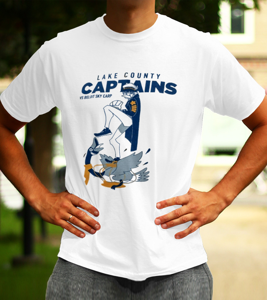 2026 Lake County Captains Vs Beloit Sky Carp Baseball Event T-Shirt