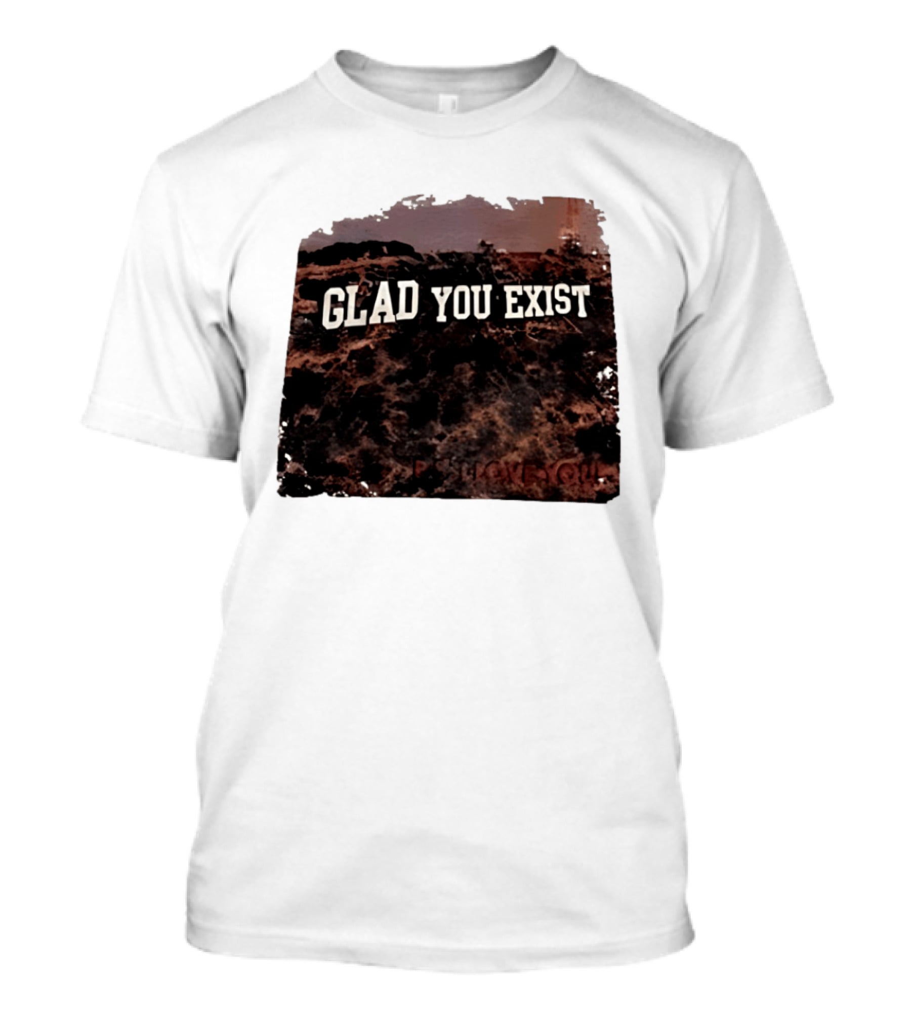 Brandy Melville Glad You Exist Pajama Party Collection T-Shirt