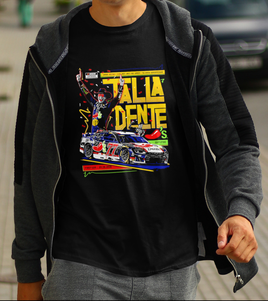 Carson Hocevar Talladega Superspeedway Victory Celebration $77 Jack Link's NASCAR Cup Series T-Shirt