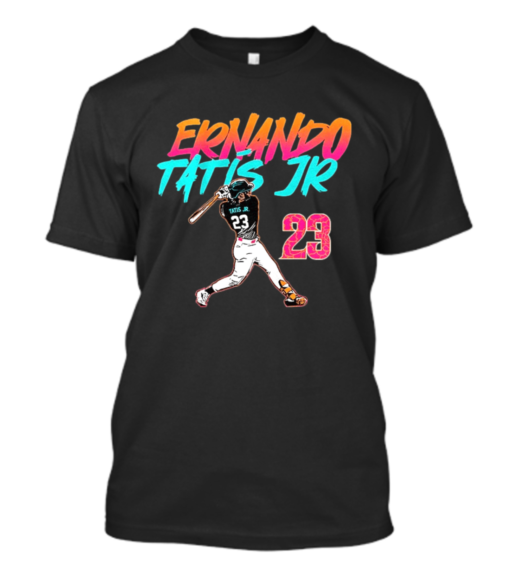 Fernando Tatis Jr 23 San Diego Padres City Edition Swing T-Shirt