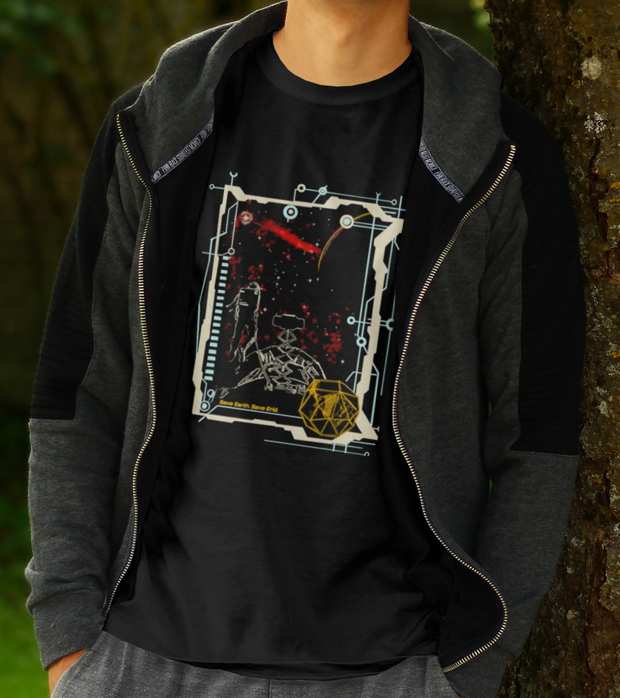 Project Hail Mary Rocky Grace Save Earth Save Erid Retro Sci Fi Circuitry T-Shirt