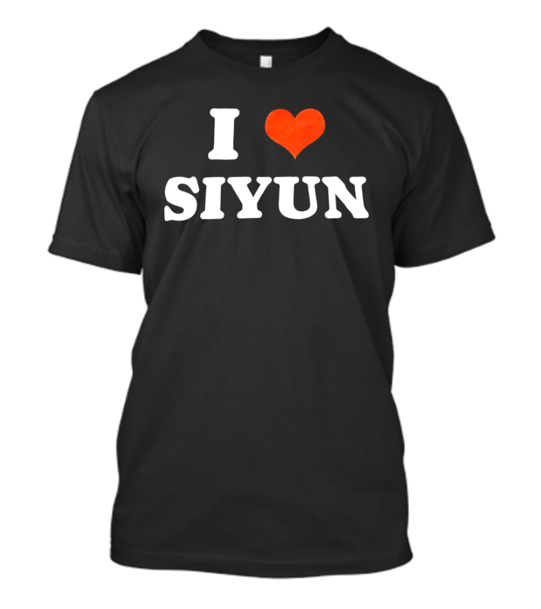 I Love Siyun Red Heart T-Shirt