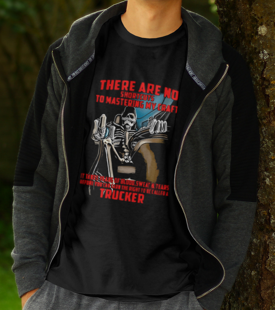 There Are No Shortcuts To Mastering My Craft Blood Sweat Tears T-Shirt