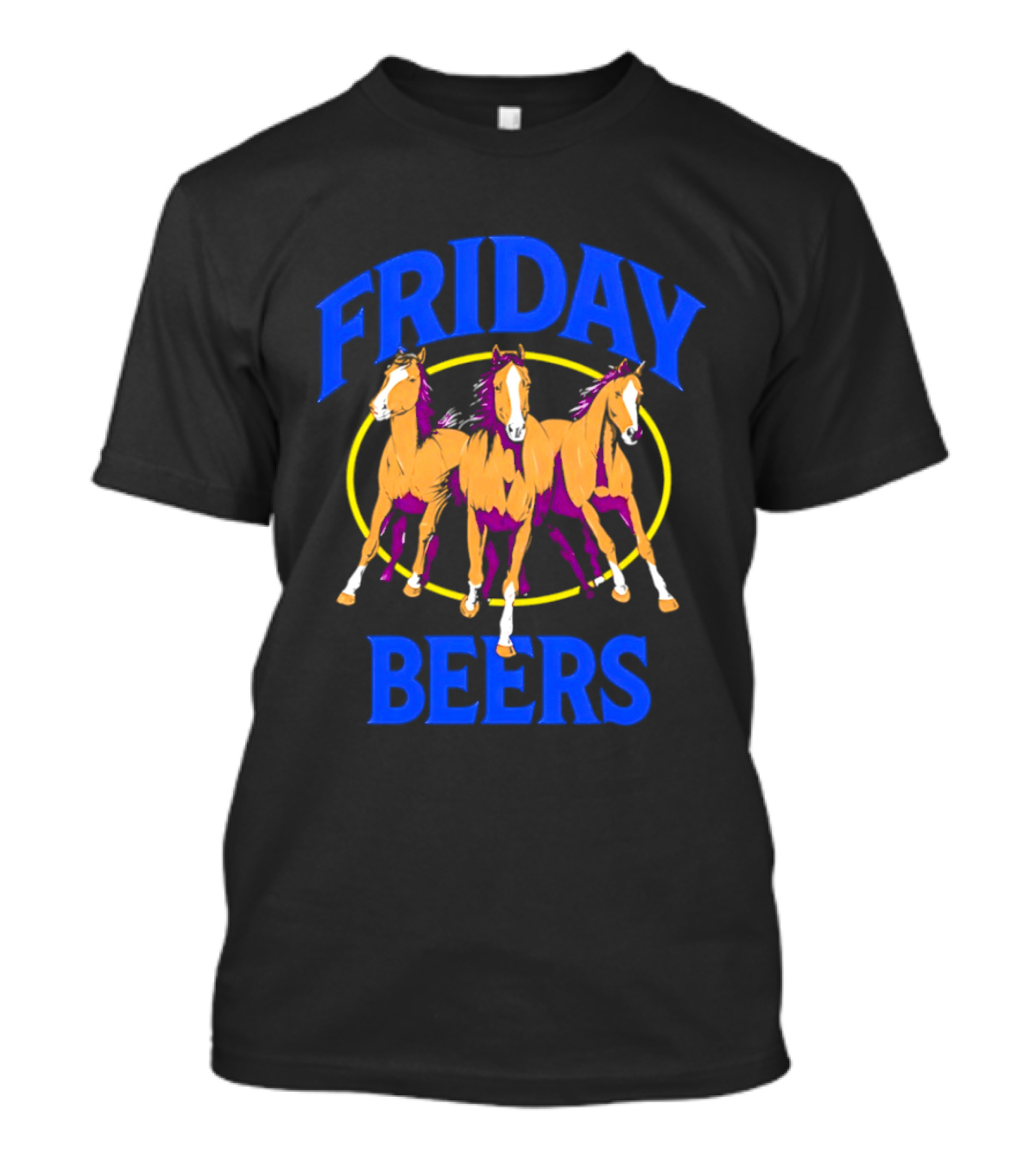Friday Beers Three Derby Horse Racing Party T-Shirt