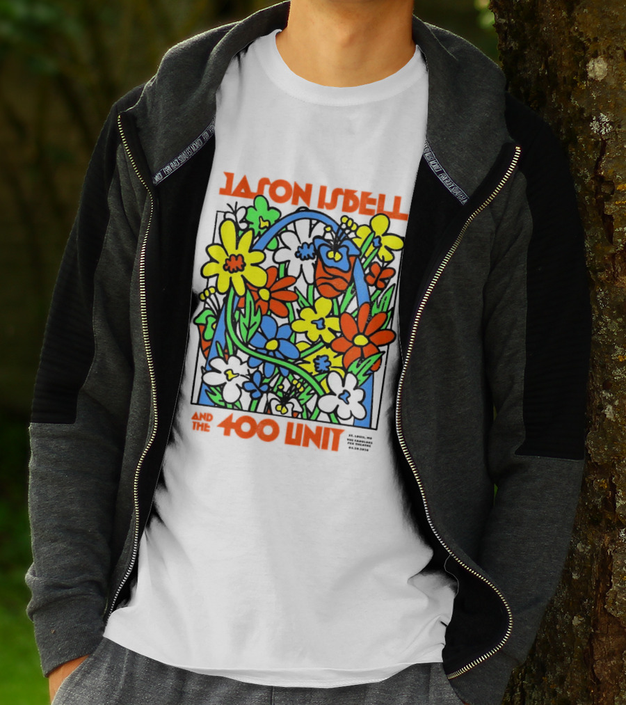 Jason Isbell The 400 Unit St. Louis Fabulous Fox Theatre April 29 2026 Flower Arch T-Shirt