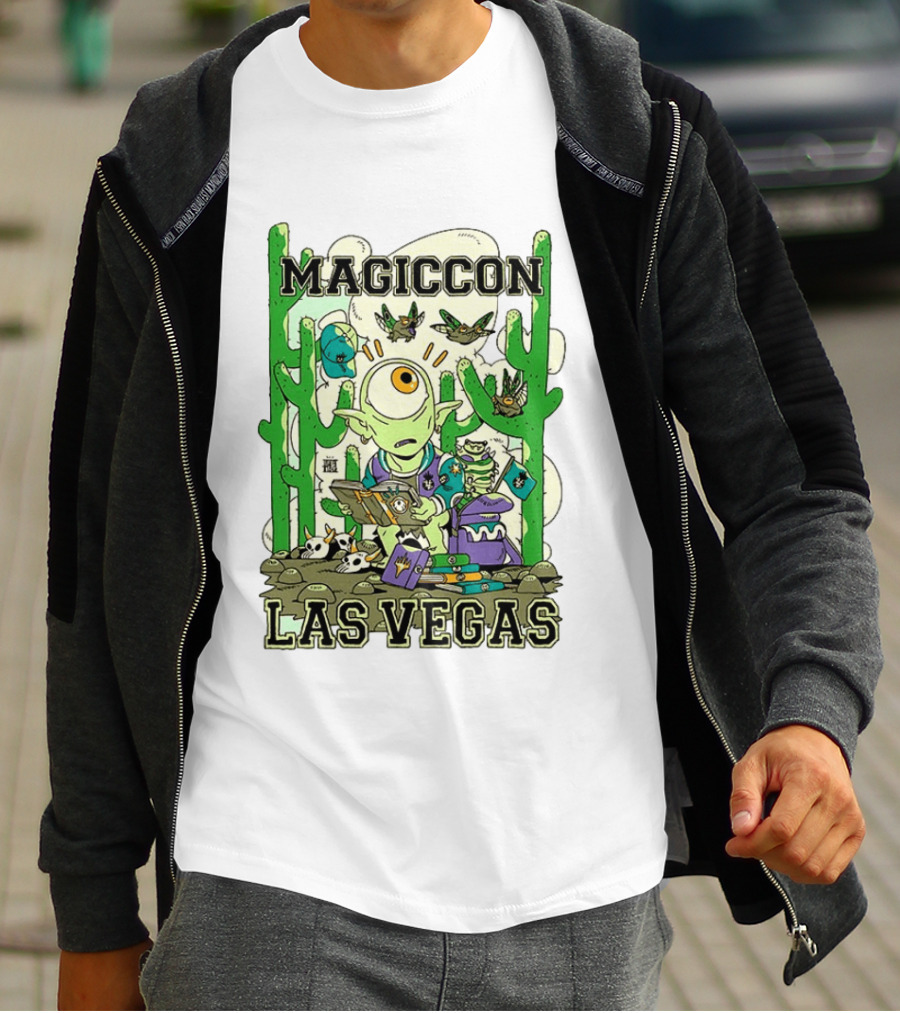 Magiccon Las Vegas One Eyed Alien Cactus Adventure T-Shirt