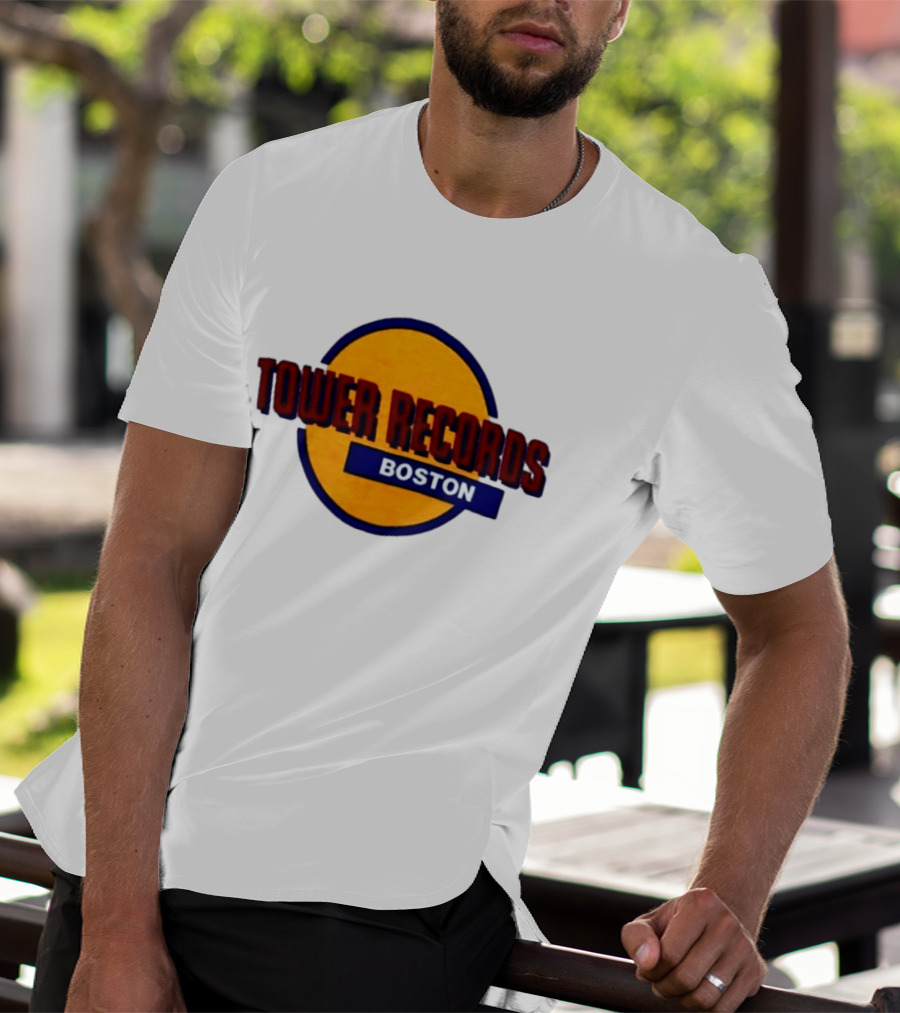 Tower Records Boston Vintage Circle T-Shirt