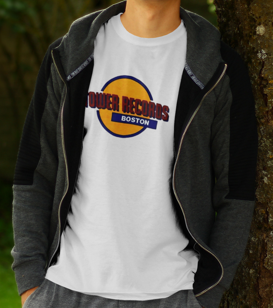 Tower Records Boston Vintage Circle T-Shirt