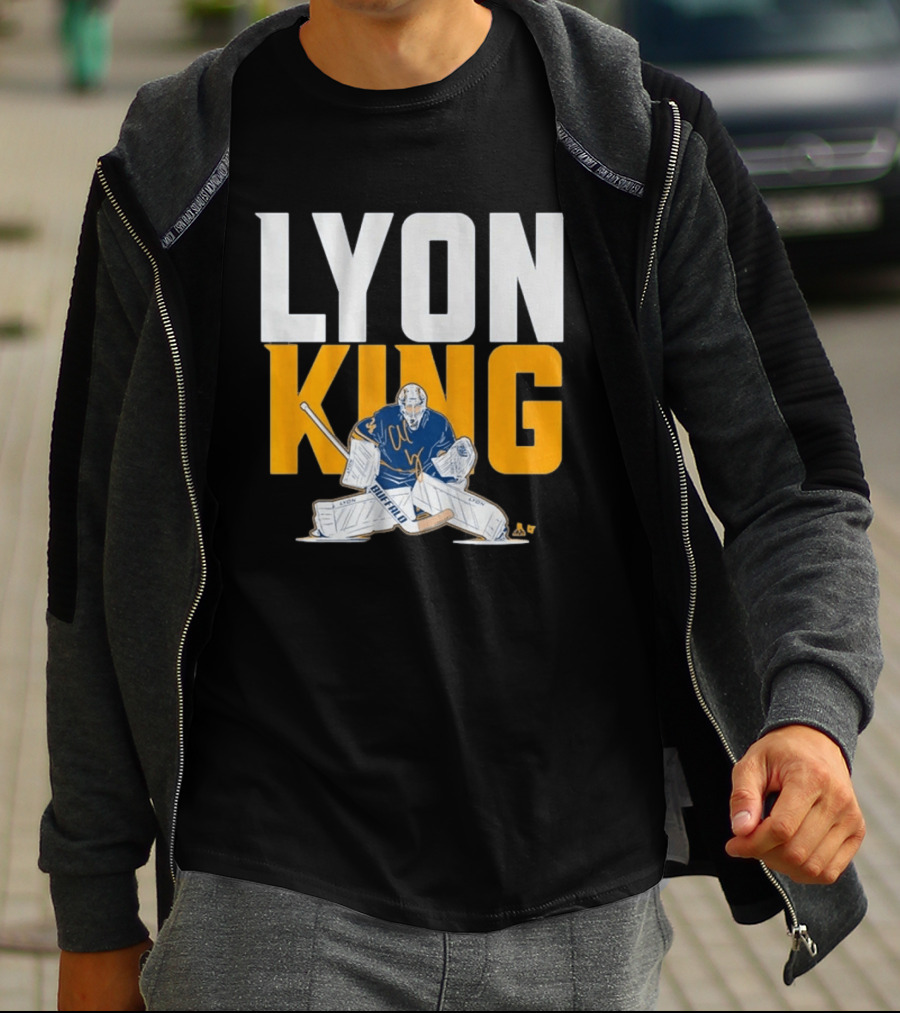 Lyon King Buffalo Goalie Sports Fan T-Shirt