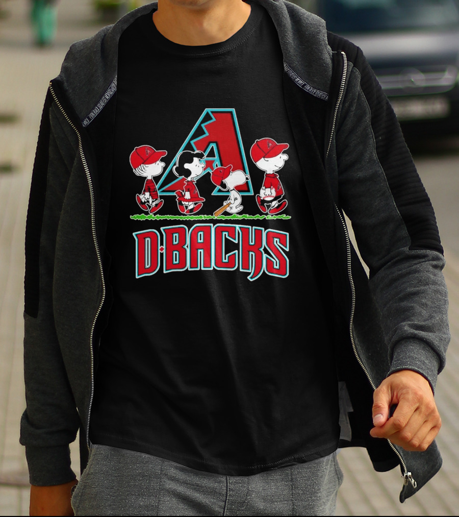 Arizona Diamondbacks Peanuts Abbey Road D Backs 2026 T-Shirt