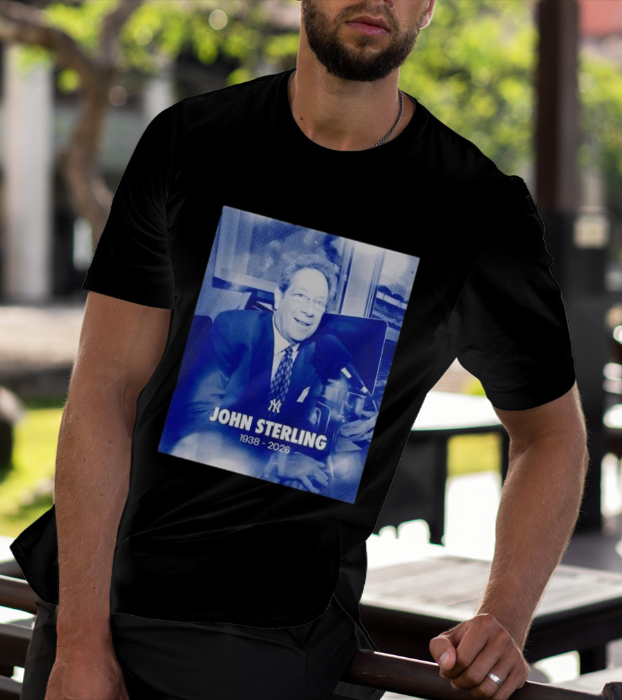 New York Yankees John Sterling 1938 2026 T-Shirt