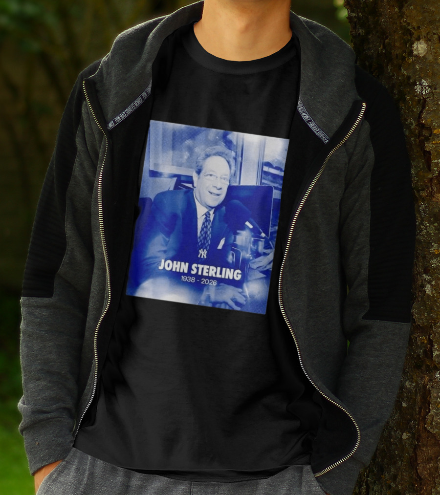 New York Yankees John Sterling 1938 2026 T-Shirt