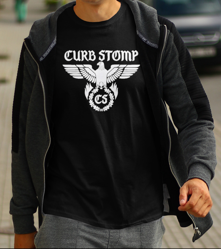 Curb Stomp CS Eagle Wings Crest T-Shirt