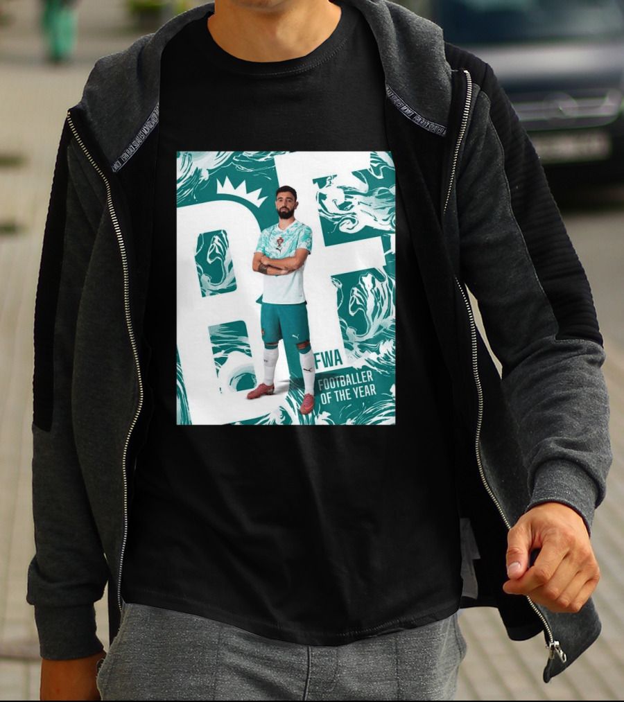 FWA Footballer Of The Year Portuguese Bruno Fernandes T-Shirt