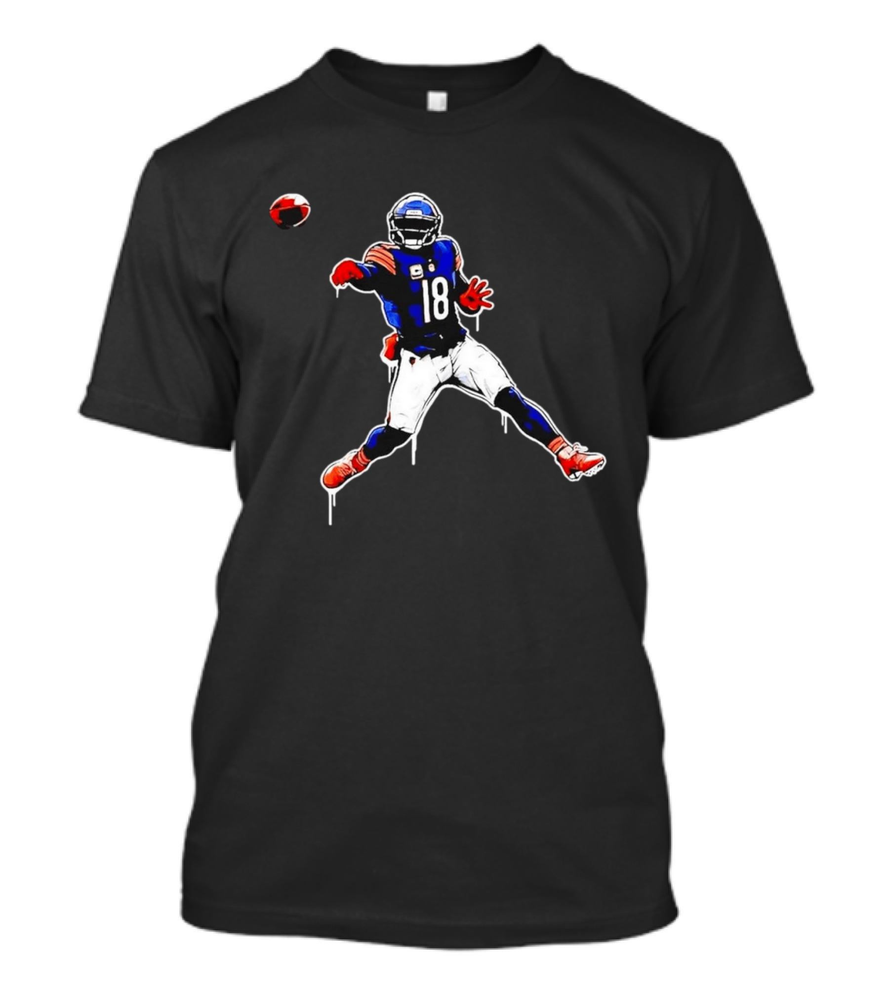 Caleb Williams Just Throw It 18 Chicago Bears Football T-Shirt