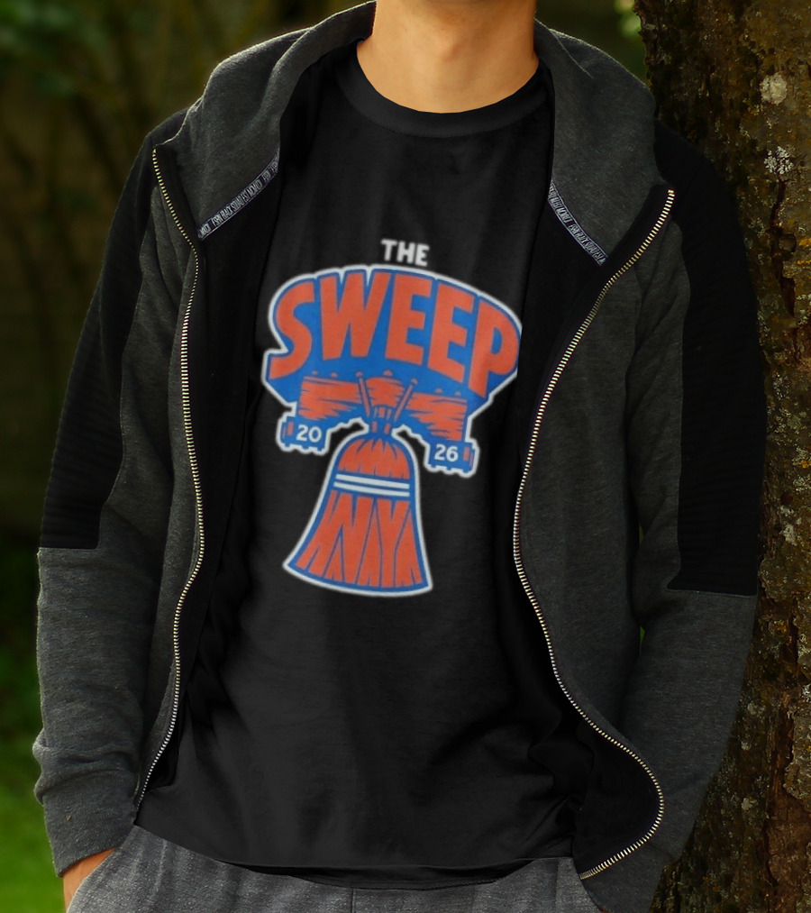 New York Knicks The Sweep 2026 Liberty Bell Motif T-Shirt