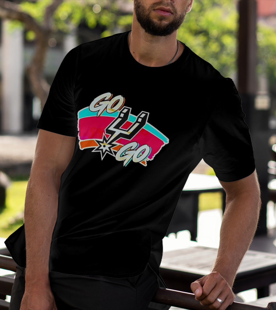Go Spurs Go Basketball Game Day Spurs T-Shirt