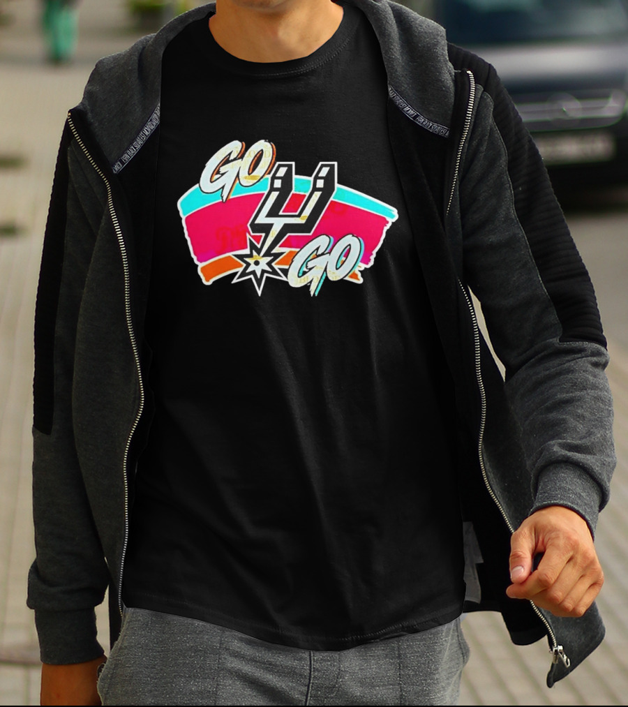 Go Spurs Go Basketball Game Day Spurs T-Shirt
