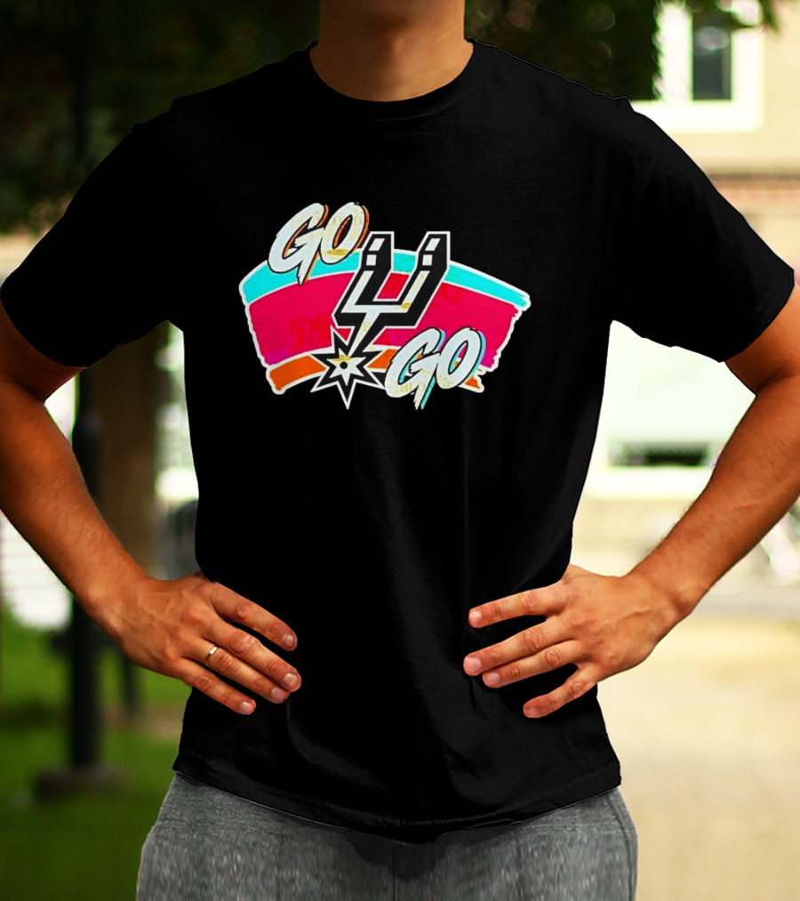 Go Spurs Go Basketball Game Day Spurs T-Shirt