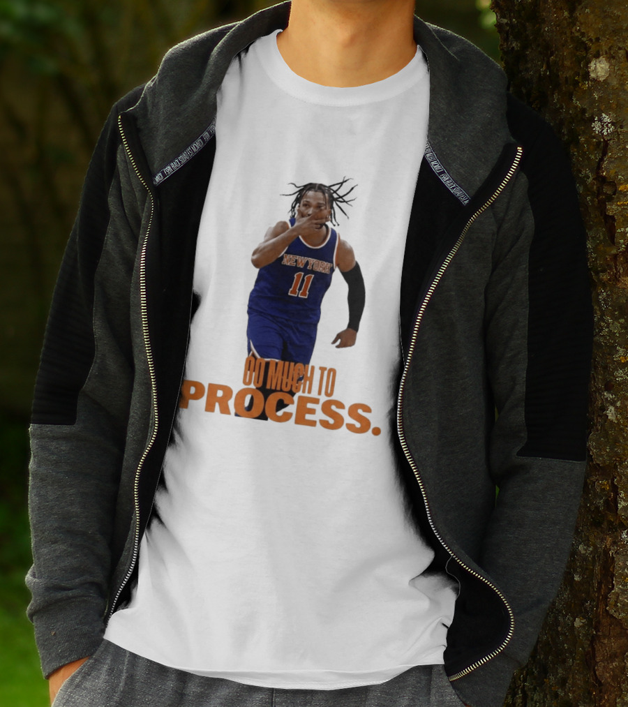 Jalen Brunson New York Knicks Too Much To Process T-Shirt