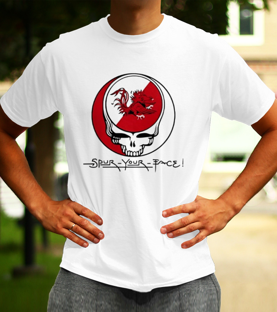 South Carolina Gamecocks Grateful Dead Spur Your Face T-Shirt