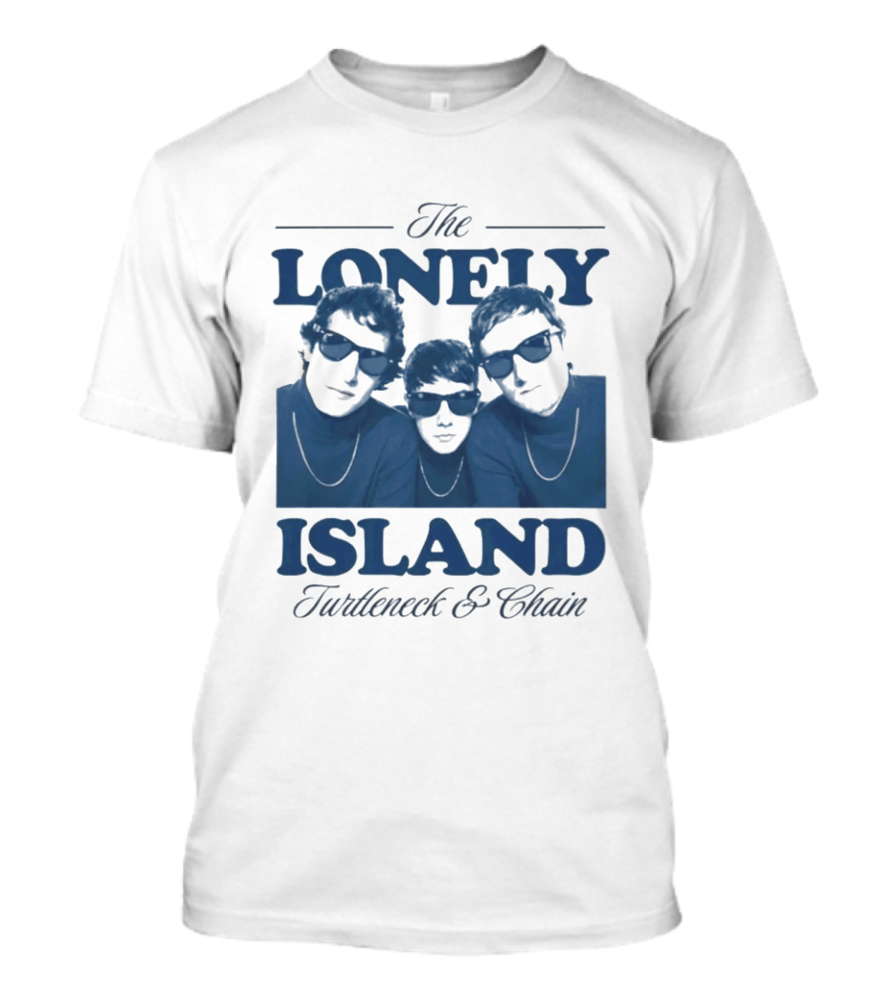 The Lonely Island Turtleneck & Chain Trio Faces T-Shirt