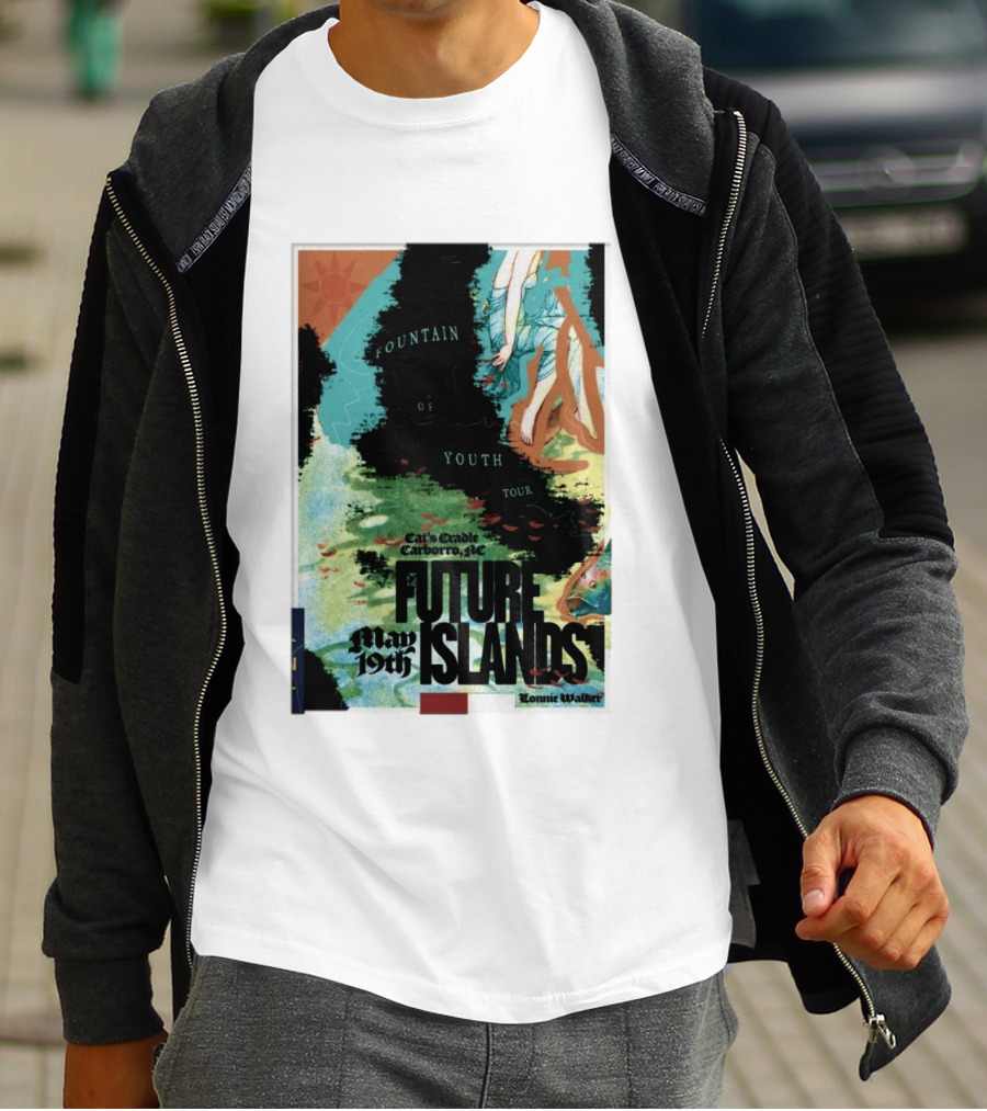 May 19 2026 Future Islands At Cat's Cradle Carrboro NC Fountain Of Youth Tour T-Shirt