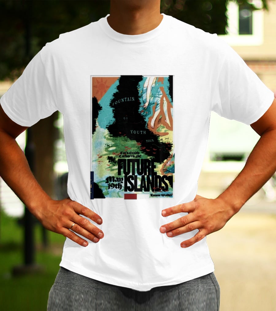 May 19 2026 Future Islands At Cat's Cradle Carrboro NC Fountain Of Youth Tour T-Shirt