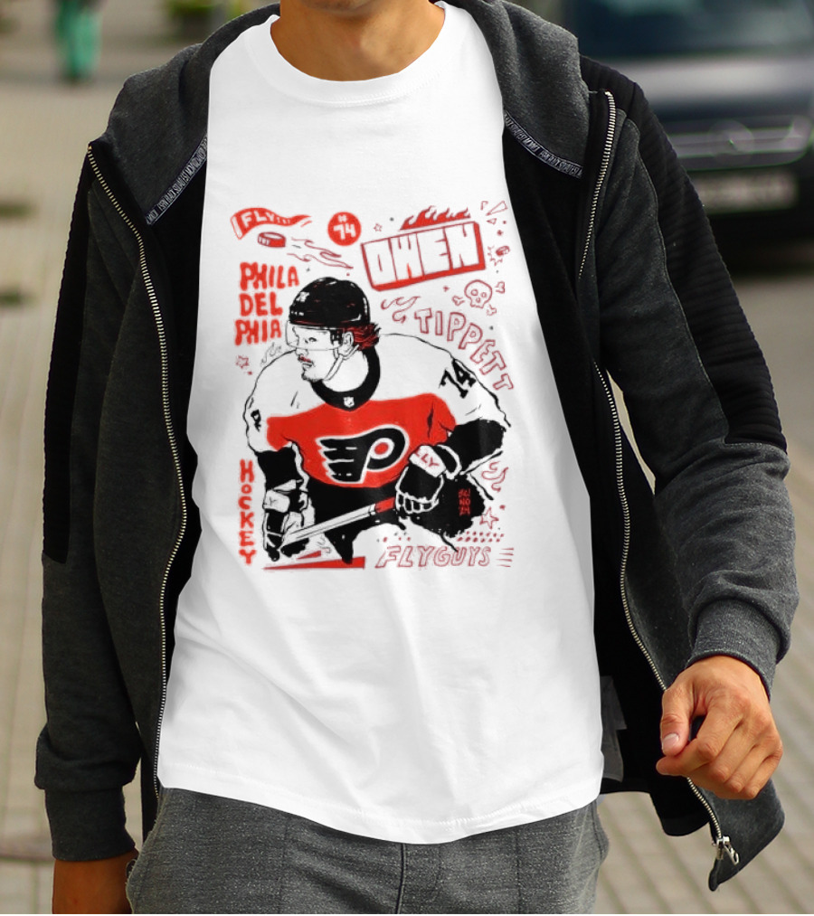 Flyguys Owen Tippett Philadelphia Flyers T-Shirt