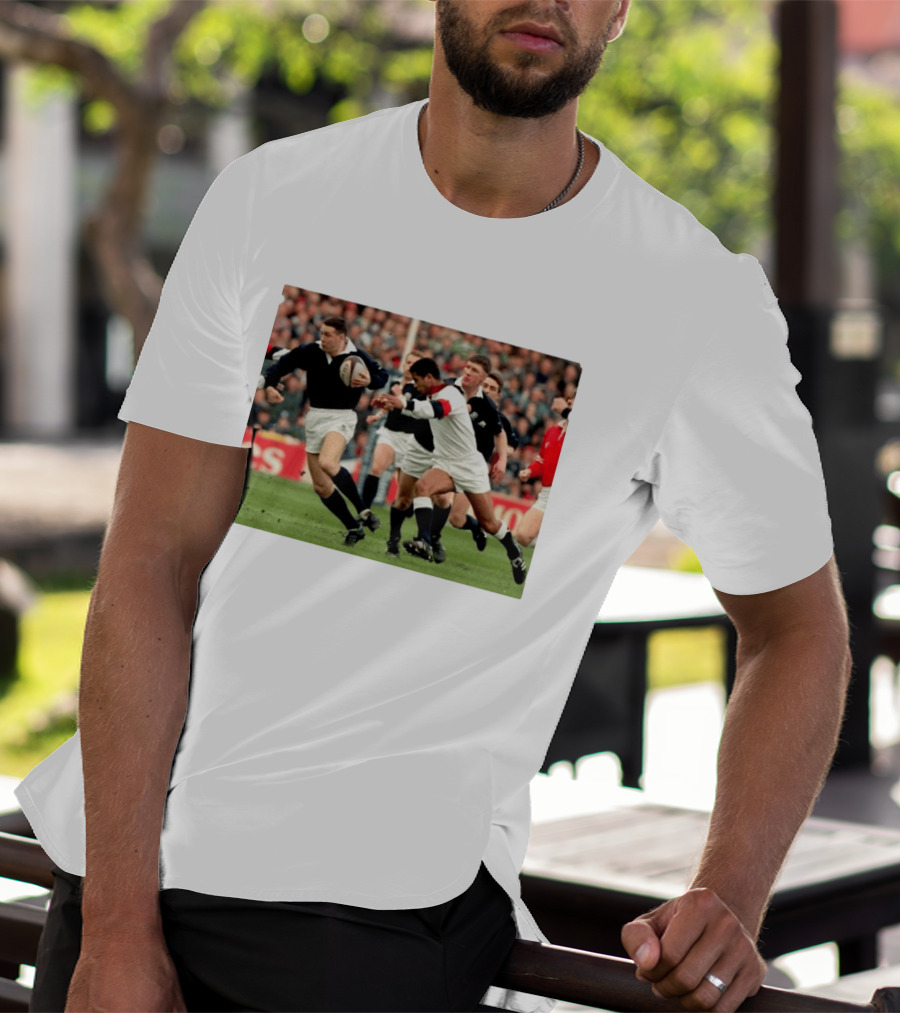 Scott Hastings Iconic Scotland Rugby Moment With Brother Gavin Against England T-Shirt
