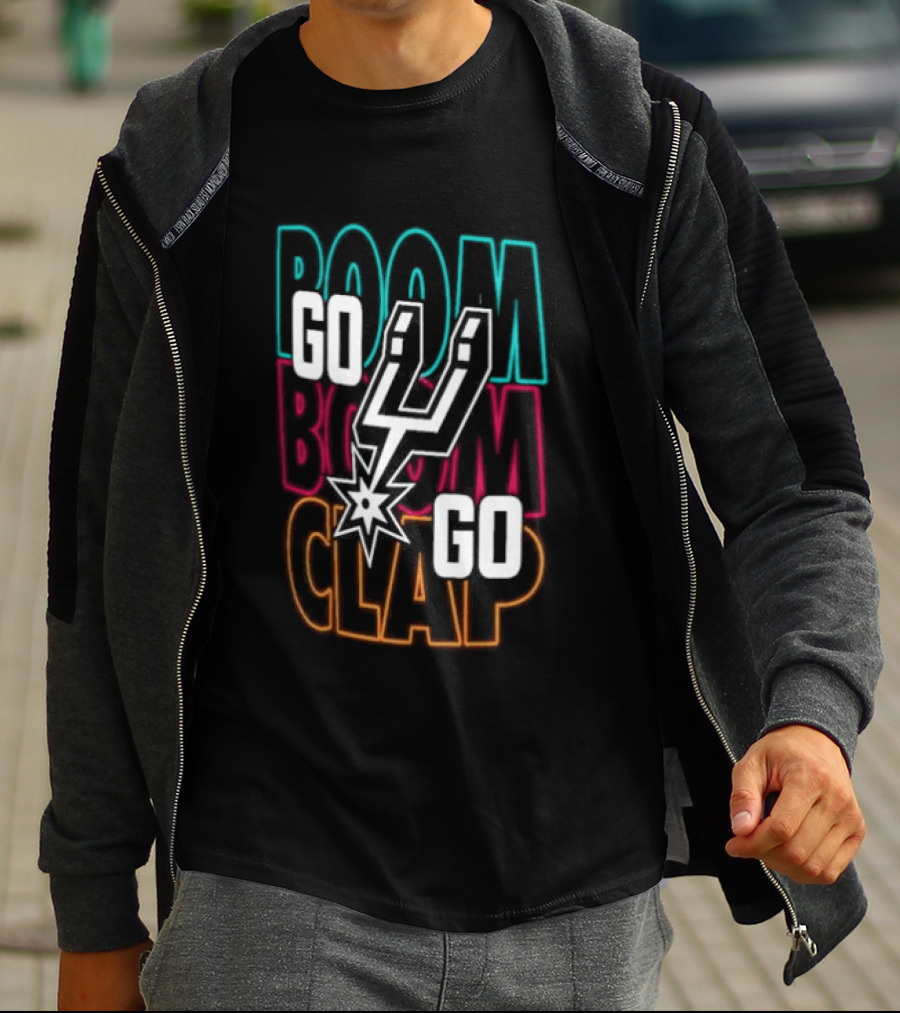 Go Spurs Boom Boom Clap Go Clap T-Shirt
