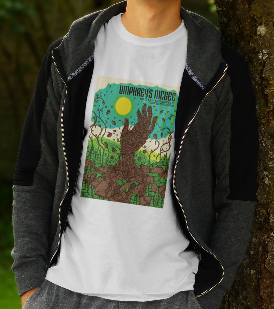Umphrey's McGee May 22 23 Black Mountain NC Pisgah Brewing Company Tour T-Shirt
