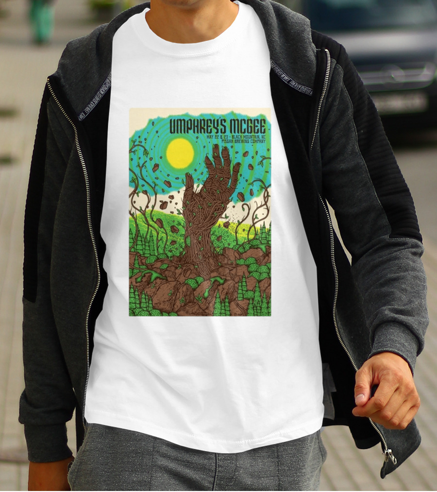Umphrey's McGee May 22 23 Black Mountain NC Pisgah Brewing Company Tour T-Shirt