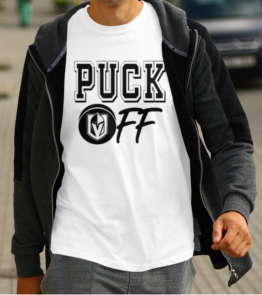 Vegas Golden Knights Puck Off Hockey Fan T-Shirt