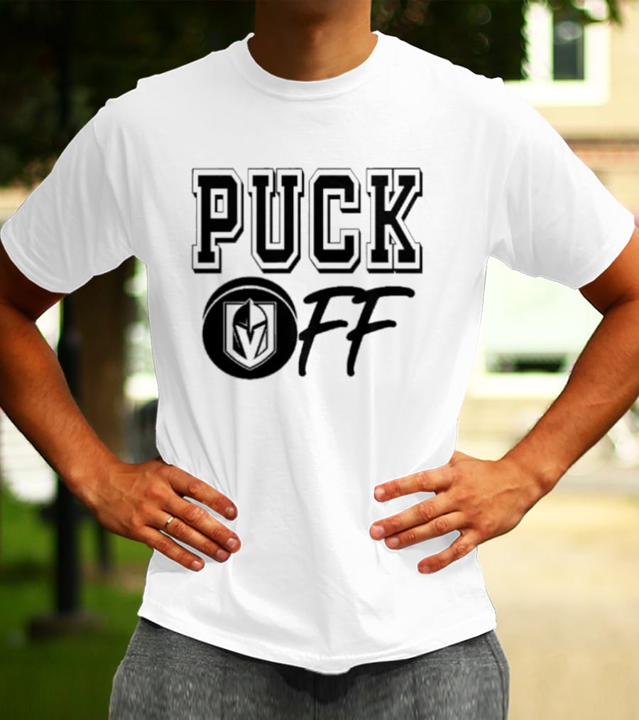 Vegas Golden Knights Puck Off Hockey Fan T-Shirt